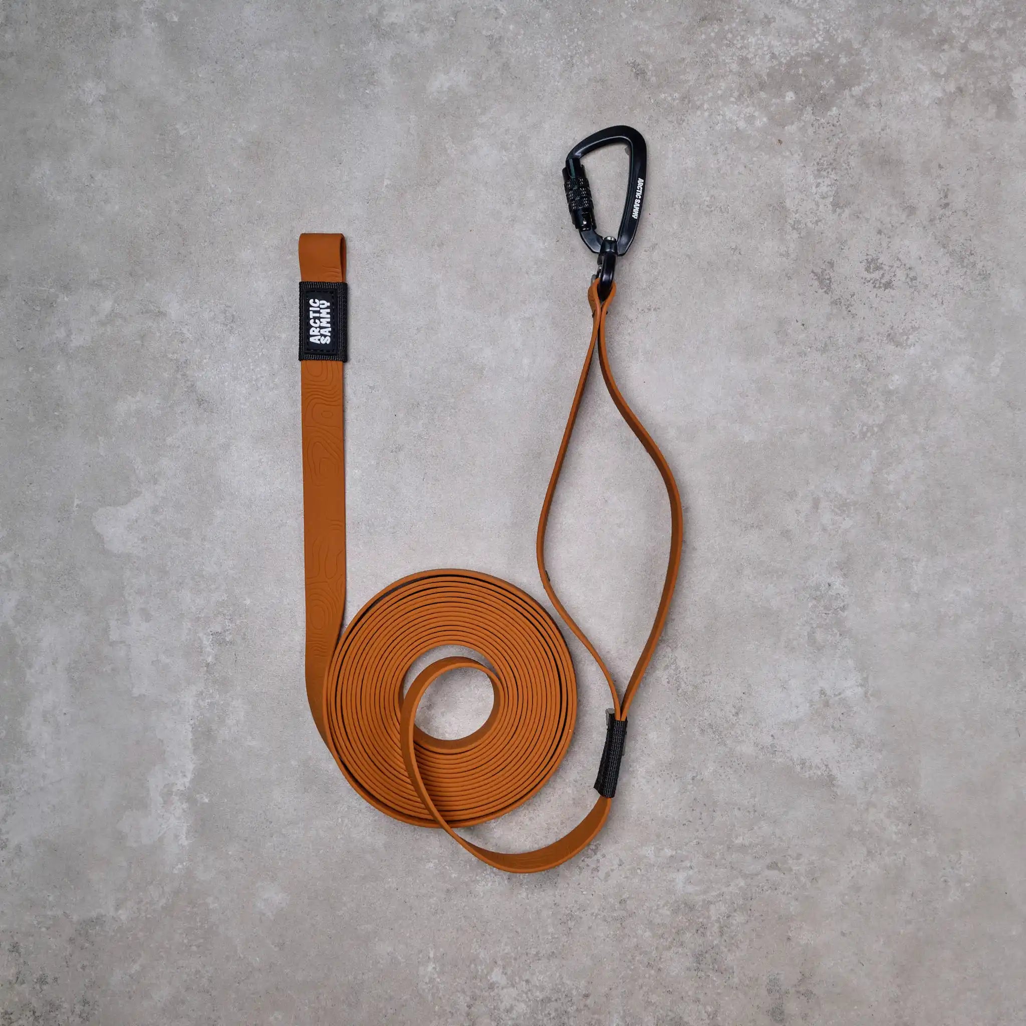 Toffee Brown Terraflow Long Line Dog Leash