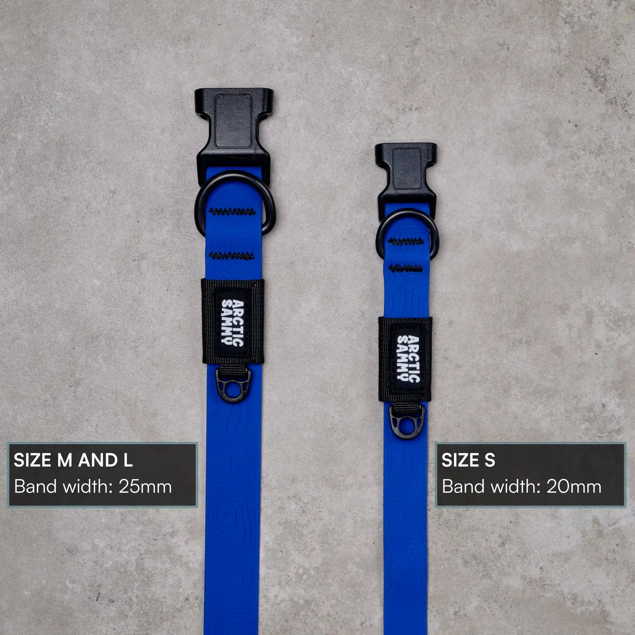 Navy Blue Terraflow Waterproof Dog Collar