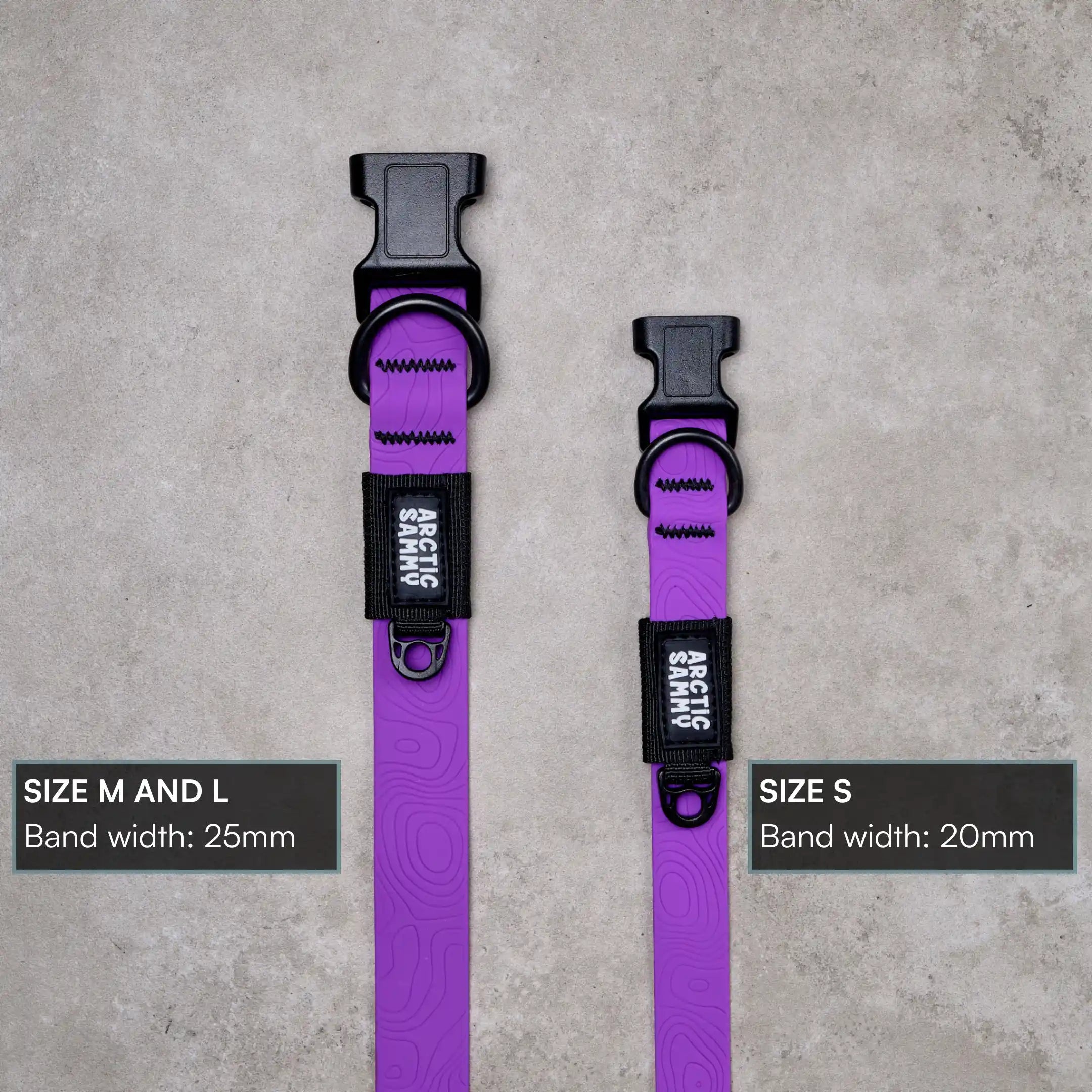 Purple Terraflow Waterproof Dog Collar