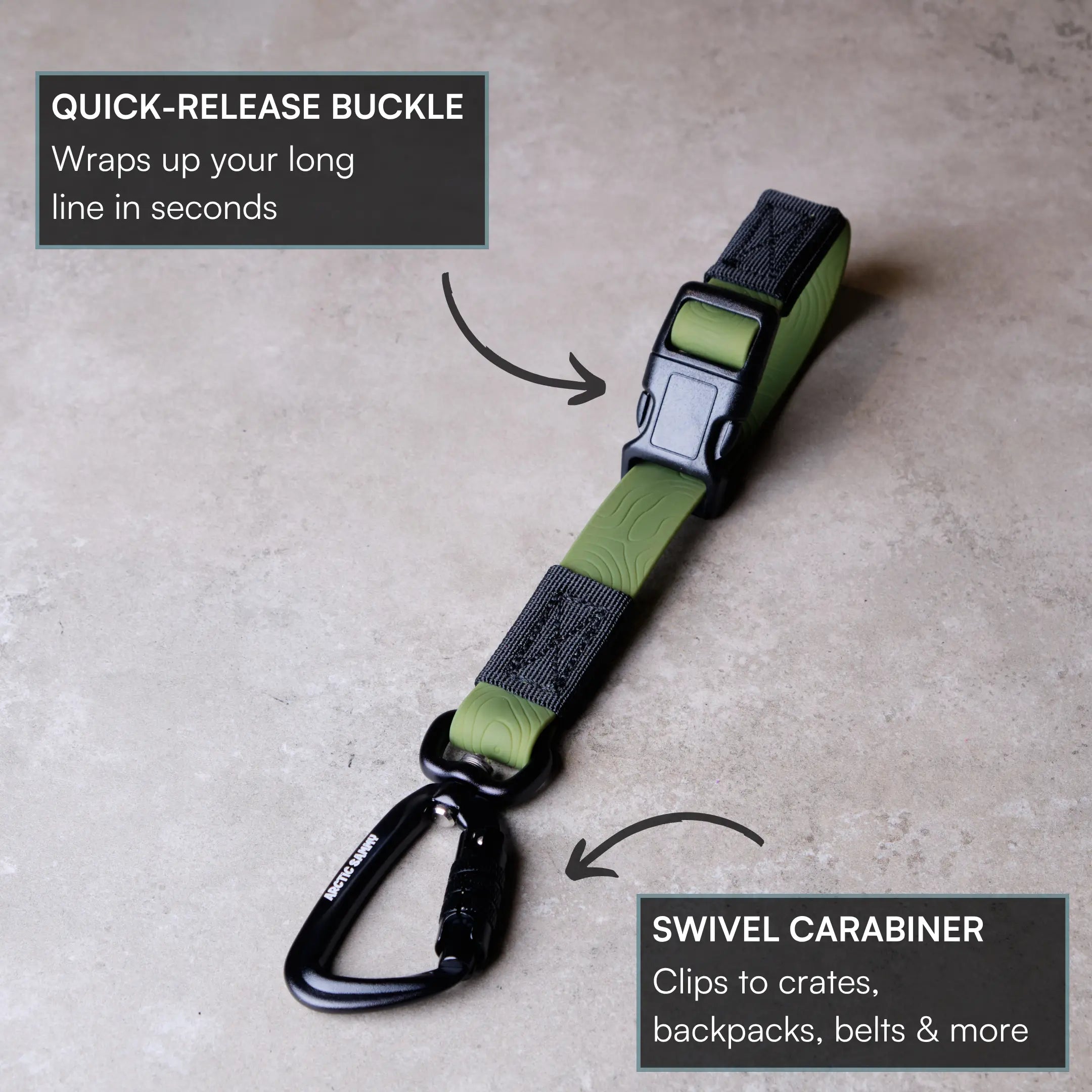 Olive Terraflow Long Line Keeper